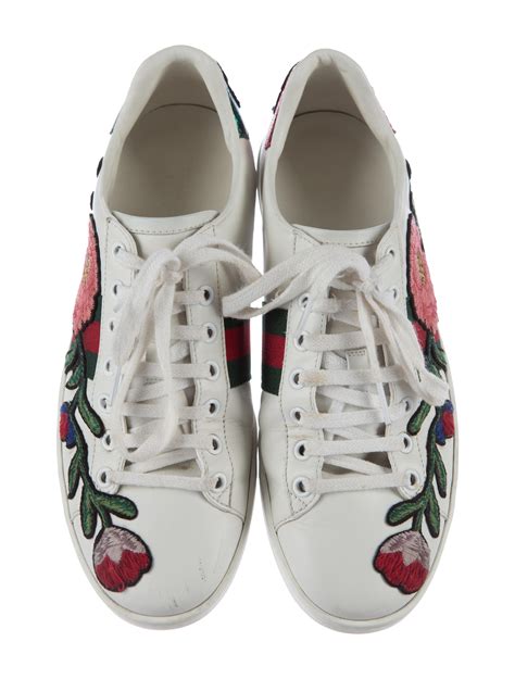 gucci ace sneakers cherry|Gucci ace embroidered sneakers.